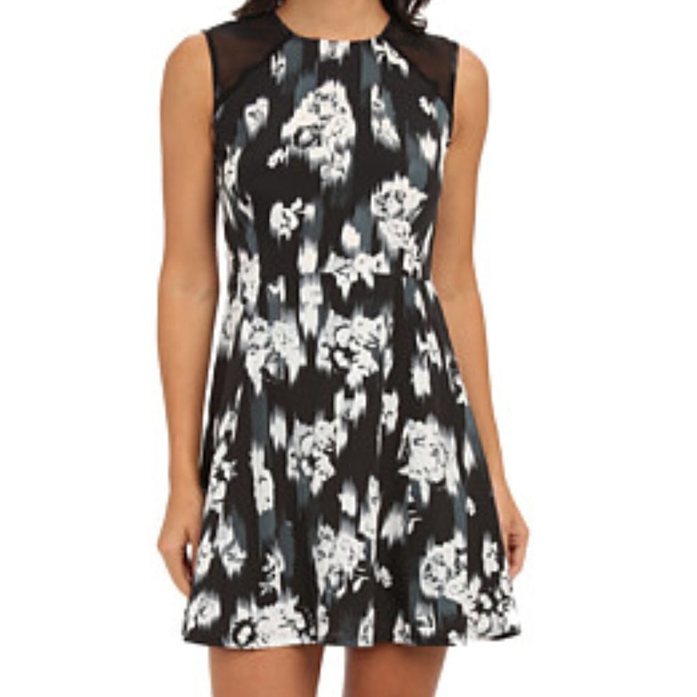 Jack By BB Dakota Abstract Floral Dress